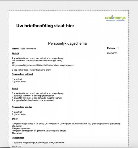 dagschema